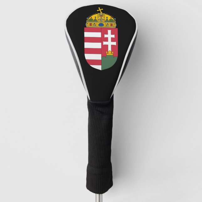 Wappen Ungarns Golf Head Cover Headcover (Vorderseite)