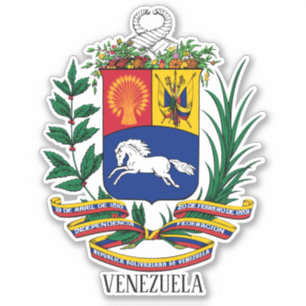 Wappen Venezuelas Patriotisch Aufkleber