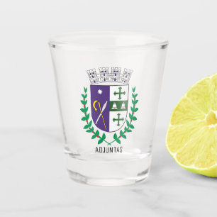 Wappen von Adjuntas, Puerto Rico Schnapsglas