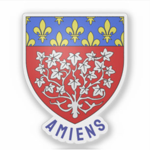 Wappen von Amiens, Frankreich Aufkleber