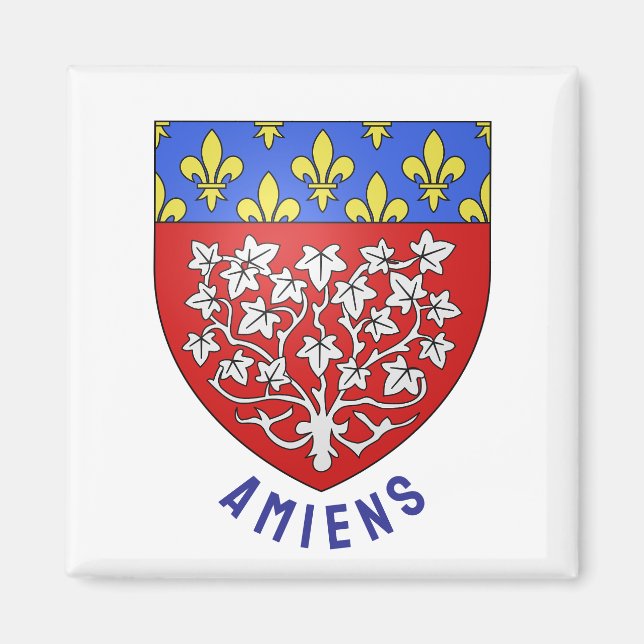 Wappen von Amiens, Frankreich Magnet (Vorne)
