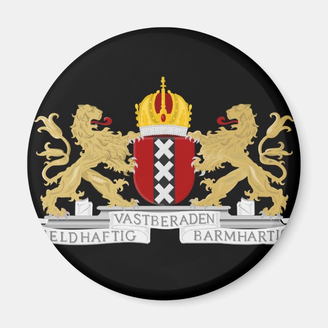 Wappen von Amsterdam Magnet (Vorne)