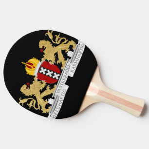 Wappen von Amsterdam Tischtennis Schläger