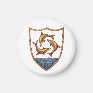 Wappen von Anguilla Landesflagge Symbol Magnet