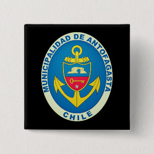 Wappen von Antofagasta, Chile Button