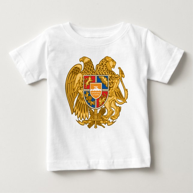 Wappen von Armenien - armenisches Emblem Baby T-shirt (Vorderseite)