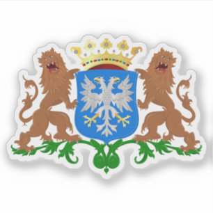 Wappen von Arnhem, Niederlande Aufkleber