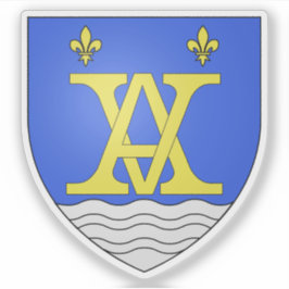 Wappen von Aubagne, Bouches-du-Rhône Aufkleber