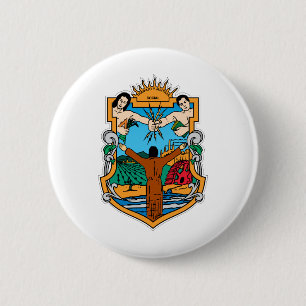 Wappen von Baja California Mexiko offiziell Button