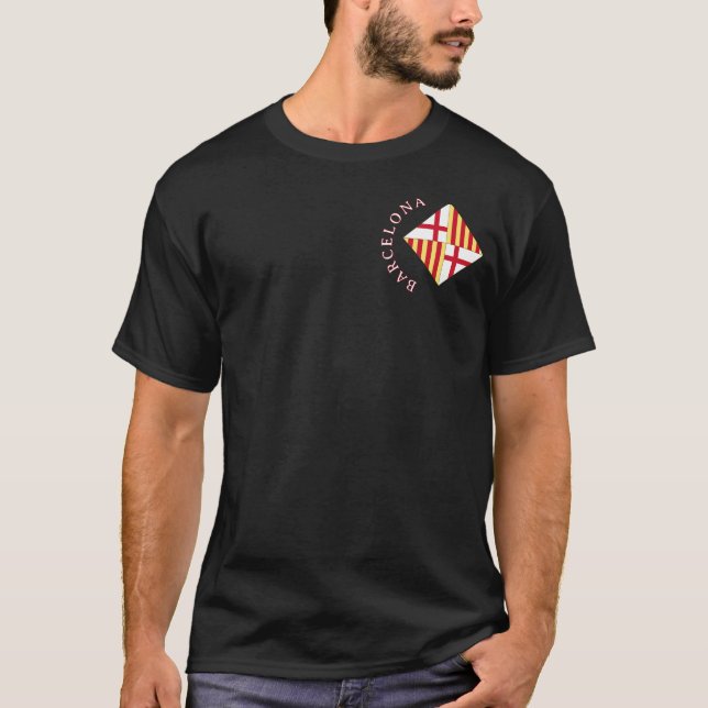 Wappen von Barcelona T-Shirt (Vorderseite)