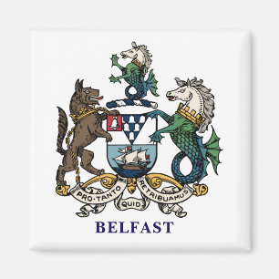 Wappen von Belfast Magnet