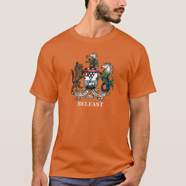 Wappen von Belfast T-Shirt (Vorderseite)