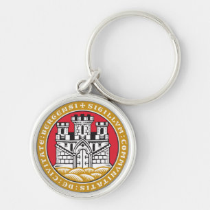 Wappen von Bergen, Norwegen Schlüsselanhänger