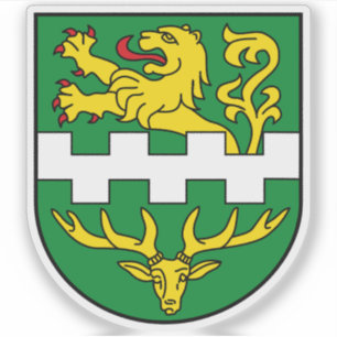 Wappen von Bergisch Gladbach, Deutschland Aufkleber