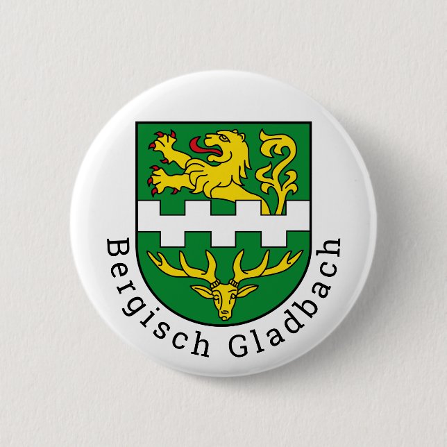 Wappen von Bergisch Gladbach, Deutschland Button (Vorderseite)