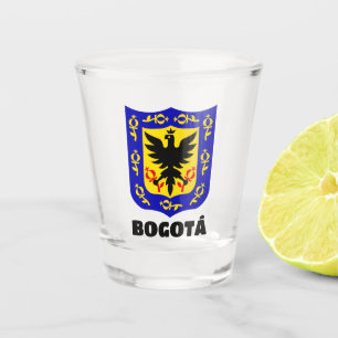 Wappen von Bogotá, Kolumbien Schnapsglas