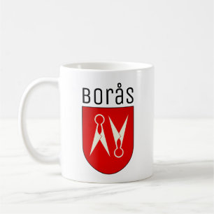 Wappen von Borås, Schweden Kaffeetasse