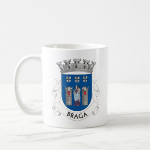 Wappen von Braga, Portugal Kaffeetasse