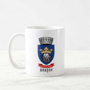 Wappen von Brașov, Rumänien Kaffeetasse