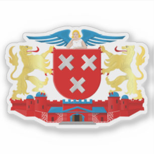 Wappen von Breda, Niederlande Aufkleber