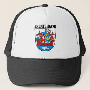 Wappen von Bremerhaven, Deutschland Truckerkappe