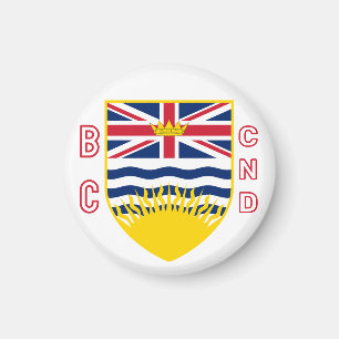 Wappen von British Columbia - CND Magnet