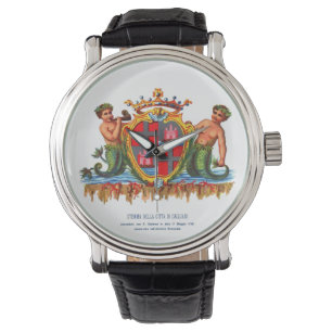 Wappen von Cagliari, Sardinien Armbanduhr