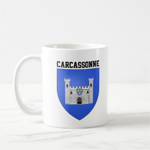 Wappen von Carcassonne - Frankreich Kaffeetasse
