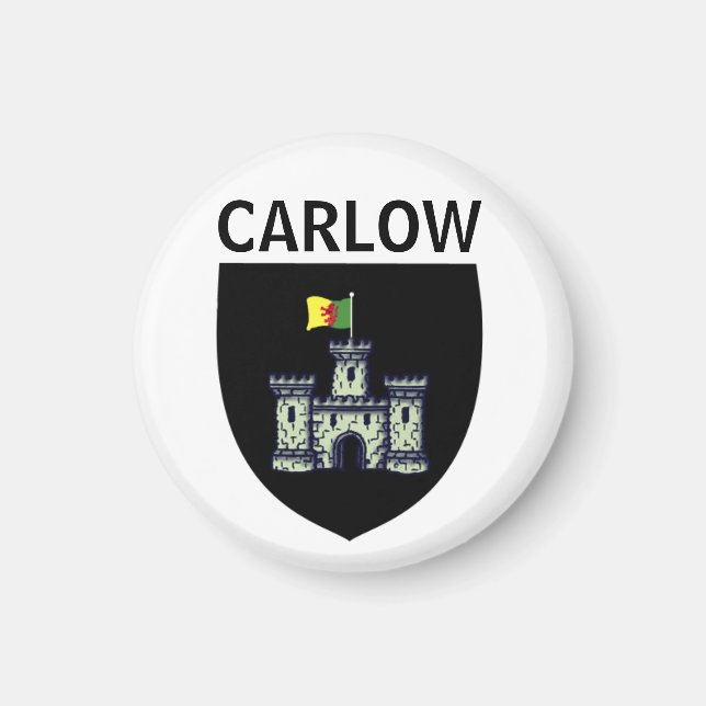Wappen von Carlow (Stadt), Republik Irland Magnet (Vorne)