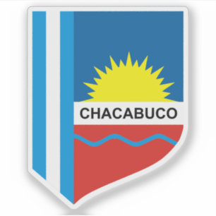 Wappen von Chacabuco partido, Argentinien Aufkleber