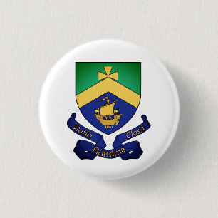 Wappen von Cobh (Landkreis Cork), Irland Button