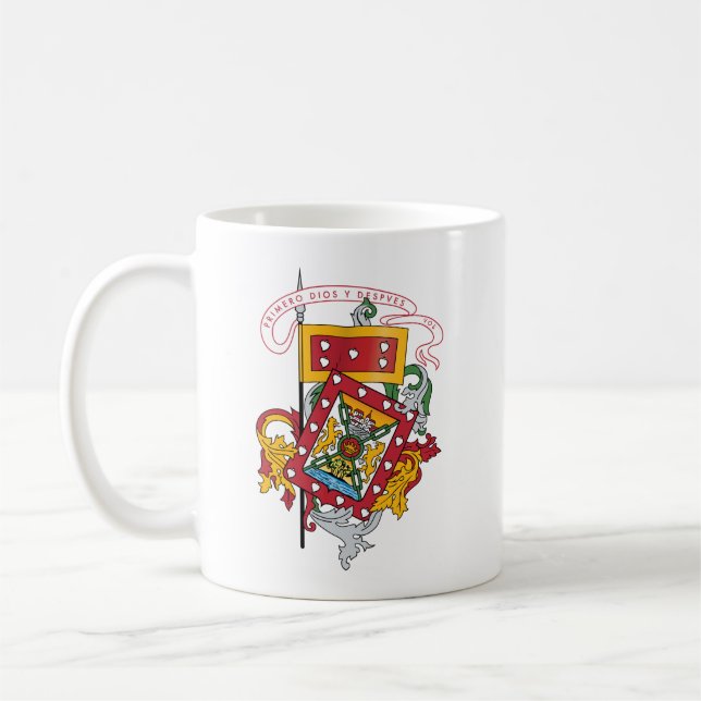 Wappen von Cuenca, Ecuador Kaffeetasse (Links)