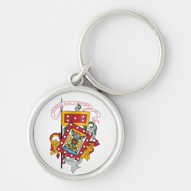 Wappen von Cuenca, Ecuador Schlüsselanhänger (Vorne)