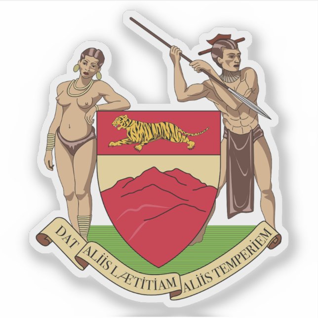 Wappen von Da Lat (Dalat), Vietnam Aufkleber (Vorderseite)