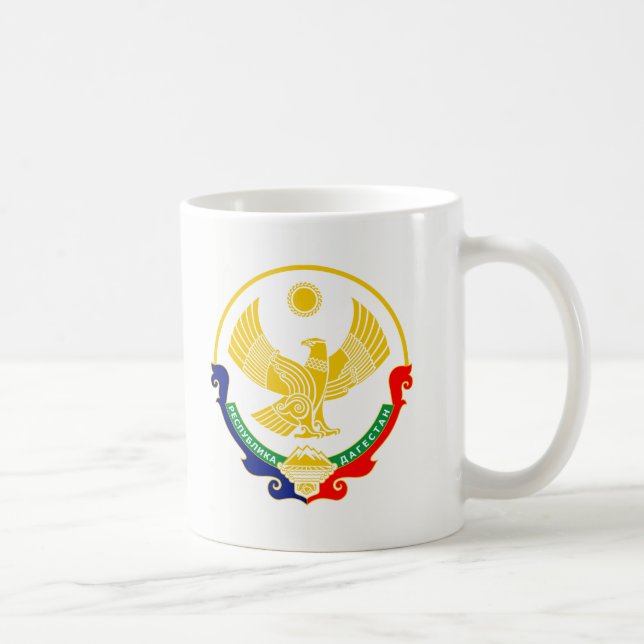 Wappen von Dagestan Kaffeetasse (Rechts)