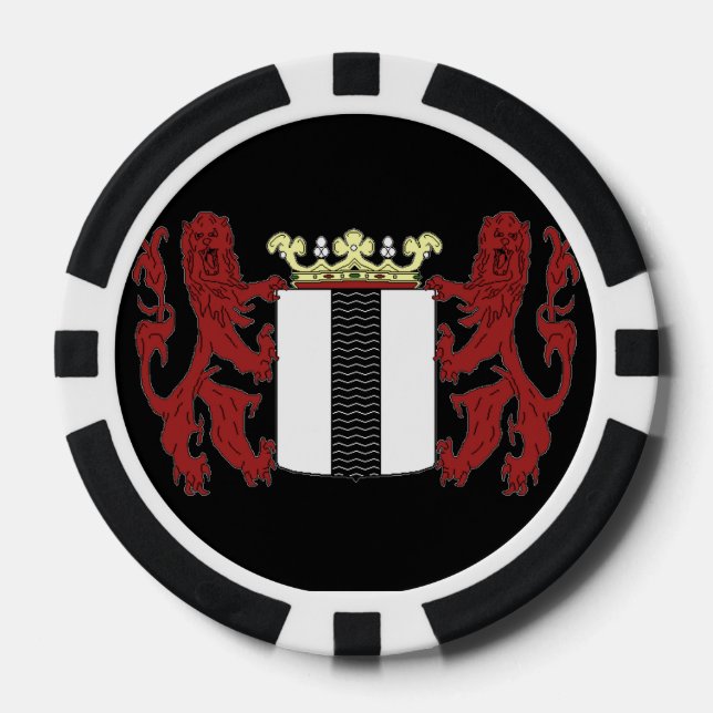 Wappen von Delft Pokerchips (Vorderseite)