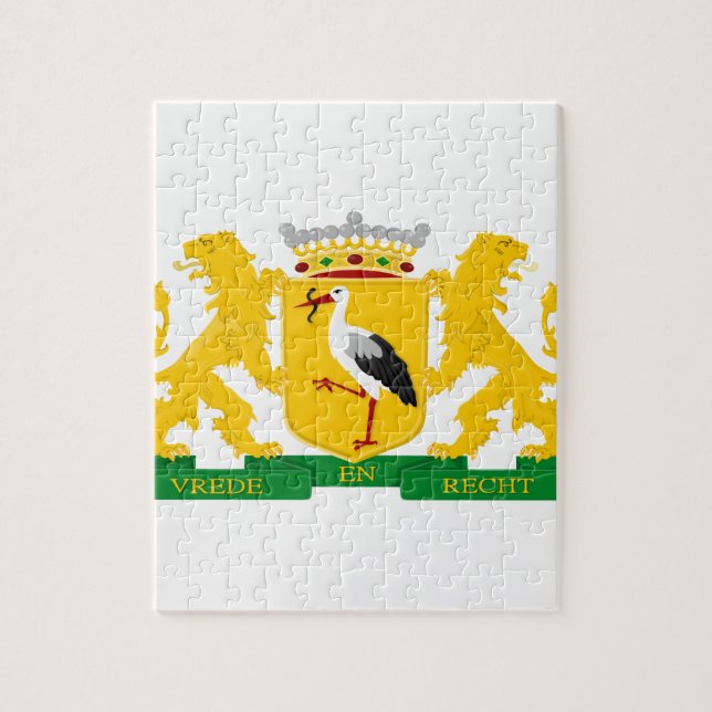 Wappen von Den Haag Puzzle (Vertikal)