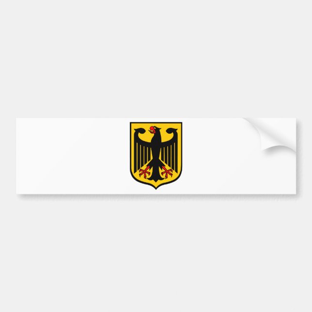 Wappen von Deutschland Autoaufkleber (Vorne)