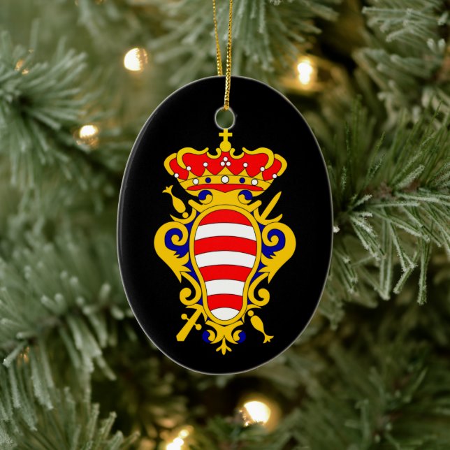 Wappen von Dubrovnik - Kroatien Keramik Orname Keramik Ornament (Baum)