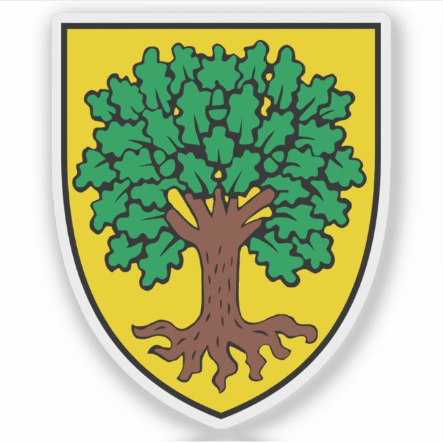 Wappen von Éherauses, Schweiz Aufkleber (Vorderseite)