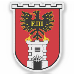 Wappen von Eisenstadt, Österreich Aufkleber
