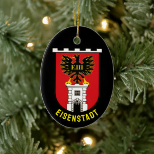 Wappen von Eisenstadt - ÖSTERREICH Keramik Ornament