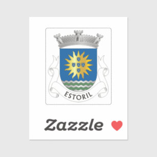 Wappen von Estoril, Portugal Aufkleber
