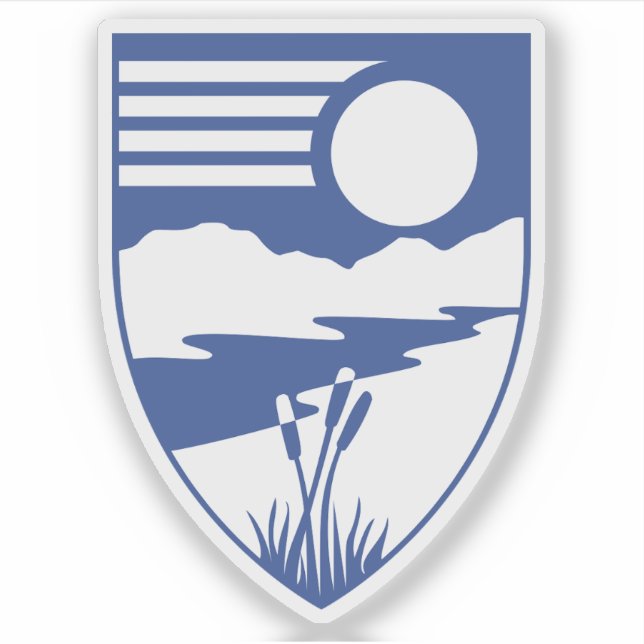 Wappen von Eyjafjarðarsveit, Island Aufkleber (Vorderseite)