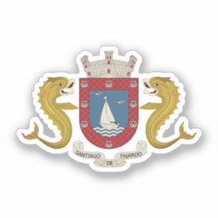 Wappen von Fajardo - PUERTO RICO Aufkleber