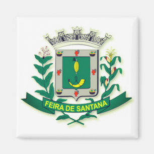 Wappen von Feira de Santana (Bahia, Brasilien) Magnet