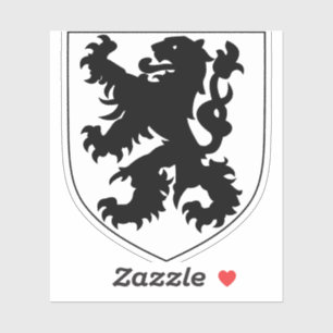 Wappen von Flandern Aufkleber