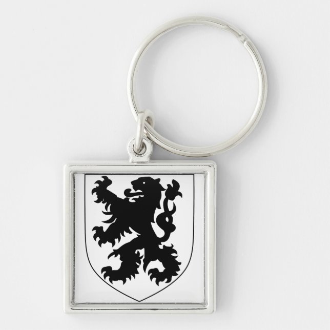 Wappen von Flandern Schlüsselanhänger (Vorne)