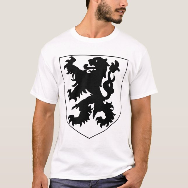 Wappen von Flandern T-Shirt (Vorderseite)
