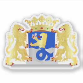 Wappen von Flevoland, Niederlande Aufkleber